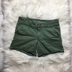 American Eagle Outfitters Khaki Midi shorts